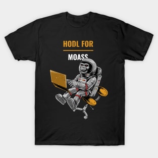 HODL For MOASS Ape Trading From Space T-Shirt